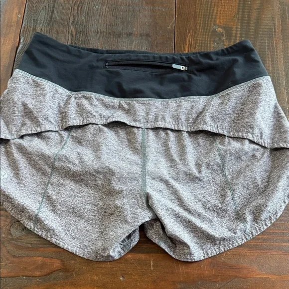 Lululemon Women's Heather Gray Athletic Shorts - Picture 3 of 7